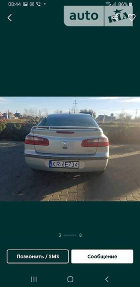 Renault Laguna 2004  випуску Одеса з двигуном 2.9 л бензин ліфтбек автомат за 1750 долл. 