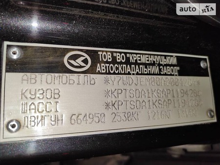 SsangYong Kyron 2010  випуску Тернопіль з двигуном 2 л дизель позашляховик механіка за 9400 долл. 