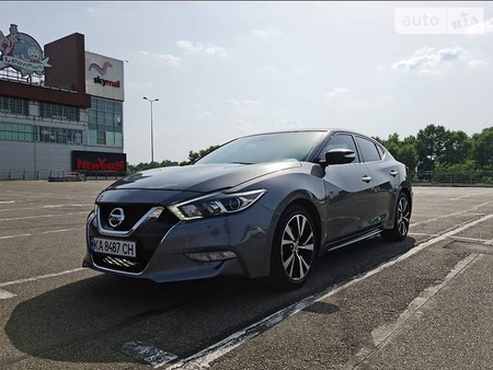 Nissan Maxima 2017  випуску Київ з двигуном 3.5 л бензин седан автомат за 15500 долл. 