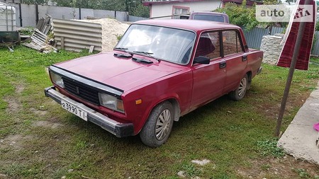 Lada 2105 1987  випуску Тернопіль з двигуном 1.3 л бензин седан механіка за 1000 долл. 