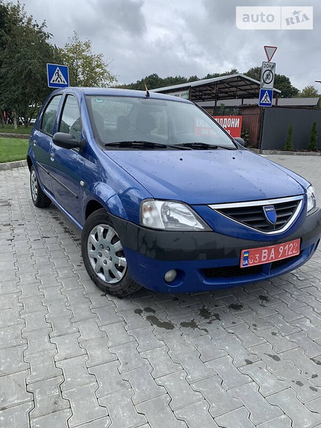 Dacia Logan 2006  випуску Тернопіль з двигуном 1.6 л бензин седан механіка за 4290 долл. 