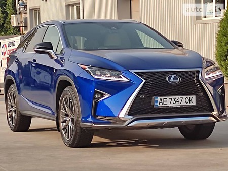 Lexus RX 200t 2016  випуску Дніпро з двигуном 2 л бензин позашляховик автомат за 48000 долл. 