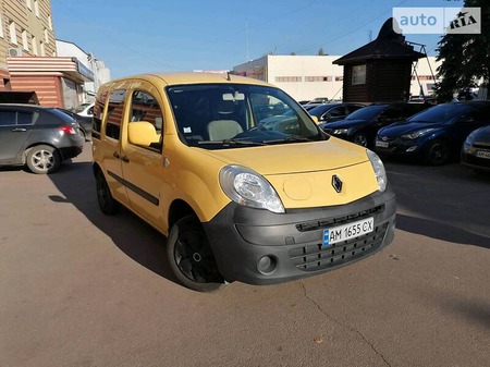 Renault Kangoo 2012  випуску Житомир з двигуном 0 л електро мінівен автомат за 6200 долл. 