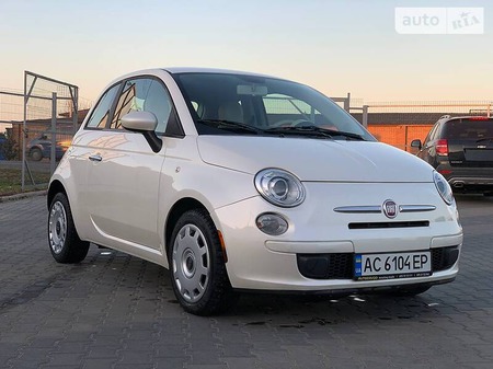 Fiat 500 2012  випуску Луцьк з двигуном 1.4 л бензин купе механіка за 6750 долл. 