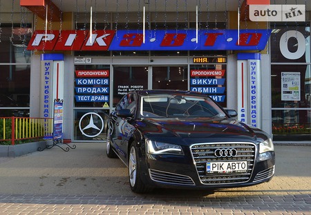 Audi A8 2012  випуску Львів з двигуном 6.3 л бензин седан автомат за 33900 долл. 
