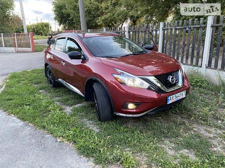 Nissan Murano 2017  випуску Харків з двигуном 3.5 л бензин позашляховик автомат за 23250 долл. 