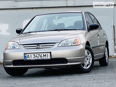 Honda Civic 2001  випуску Одеса з двигуном 1.4 л бензин седан механіка за 4200 долл. 