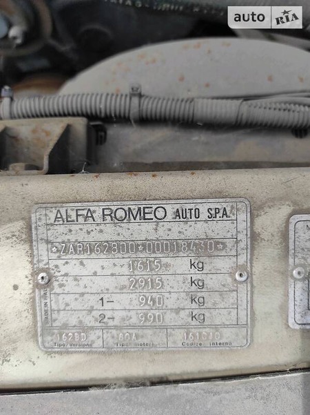 Alfa Romeo 75 1987  випуску Запоріжжя з двигуном 0 л дизель седан механіка за 700 долл. 