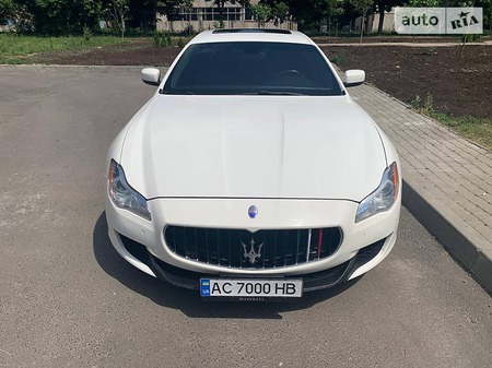 Maserati Quattroporte 2014  випуску Луцьк з двигуном 3 л бензин седан автомат за 34000 долл. 