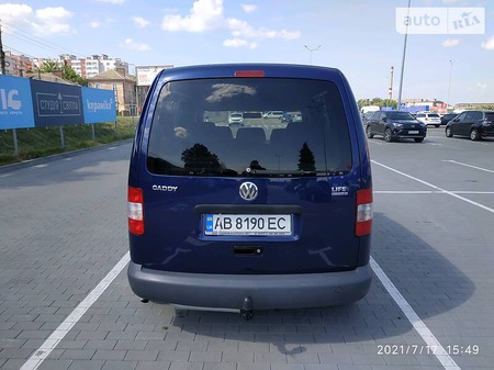 Volkswagen Caddy 2008  випуску Вінниця з двигуном 2 л газ універсал механіка за 7900 долл. 