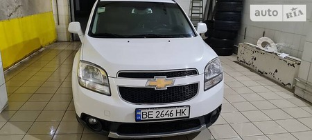 Chevrolet Orlando 2012  випуску Миколаїв з двигуном 1.8 л бензин мінівен автомат за 8900 долл. 