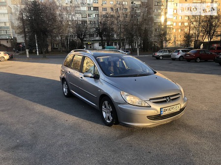 Peugeot 307 2003  випуску Житомир з двигуном 2 л дизель універсал механіка за 4100 долл. 