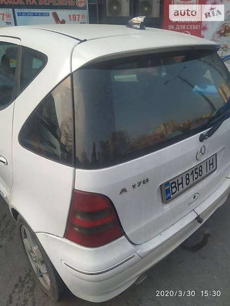 Mercedes-Benz A 170 2001  випуску Одеса з двигуном 1.7 л дизель хэтчбек автомат за 3800 долл. 