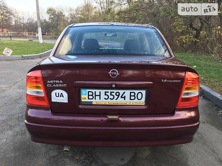 Opel Astra 2008  випуску Одеса з двигуном 1.4 л бензин седан механіка за 5999 долл. 