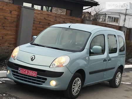 Renault Kangoo 2009  випуску Дніпро з двигуном 0 л дизель мінівен механіка за 7150 долл. 