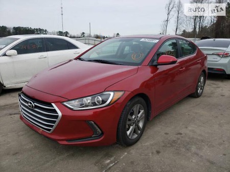 Hyundai Elantra 2017  випуску Миколаїв з двигуном 0 л бензин седан автомат за 5500 долл. 