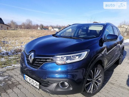 Renault Kadjar 2016  випуску Львів з двигуном 1.5 л дизель позашляховик автомат за 16200 долл. 