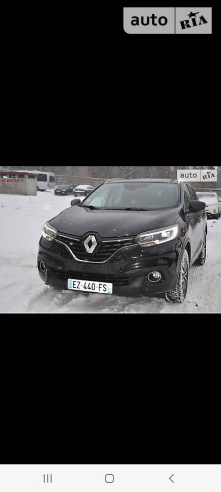 Renault Kadjar 2018  випуску Львів з двигуном 1.5 л дизель позашляховик механіка за 18900 долл. 