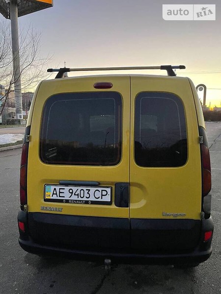 Renault Kangoo 2003  випуску Дніпро з двигуном 1.9 л дизель мінівен механіка за 3699 долл. 