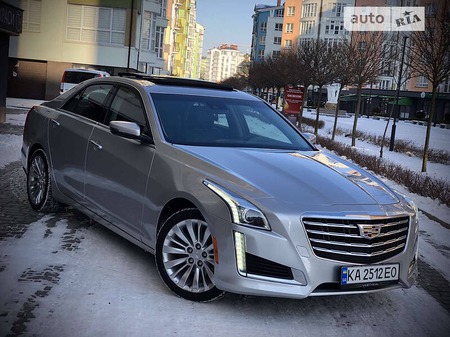 Cadillac CTS 2016  випуску Івано-Франківськ з двигуном 2 л бензин седан автомат за 16900 долл. 