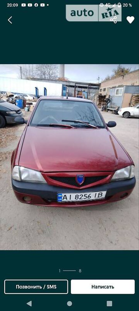 Dacia Solenza 2003  випуску Київ з двигуном 1.4 л  седан механіка за 2780 долл. 