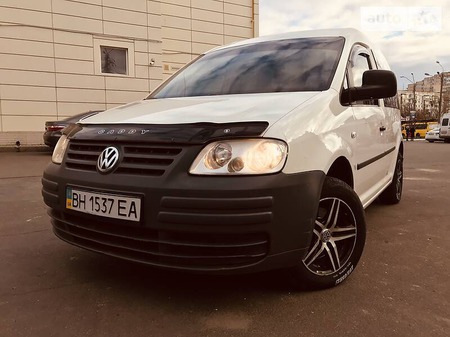 Volkswagen Caddy 2008  випуску Одеса з двигуном 1.9 л дизель мінівен автомат за 7650 долл. 