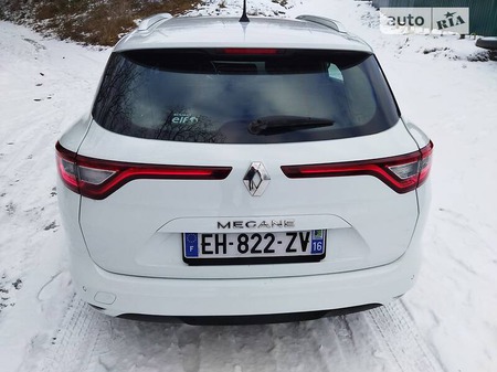 Renault Megane 2016  випуску Київ з двигуном 1.5 л дизель універсал механіка за 13000 долл. 