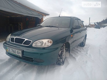 Daewoo Lanos 2007  випуску Чернівці з двигуном 1.5 л бензин седан механіка за 3200 долл. 