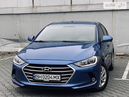 Hyundai Elantra 2017  випуску Одеса з двигуном 2 л бензин седан автомат за 11200 долл. 