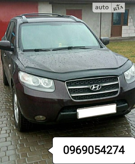 Hyundai Santa Fe 2008  випуску Луцьк з двигуном 2.2 л дизель позашляховик автомат за 9200 долл. 