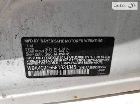 BMW 428 2015  випуску Харків з двигуном 0 л бензин седан автомат за 10700 долл. 