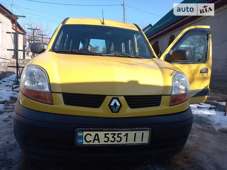 Renault Kangoo 2003  випуску Черкаси з двигуном 1.5 л дизель мінівен механіка за 4500 долл. 