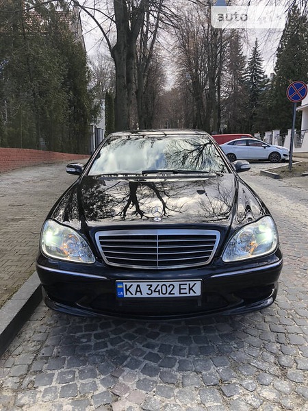 Mercedes-Benz S 55 AMG 2003  випуску Львів з двигуном 5.4 л  седан автомат за 13500 долл. 