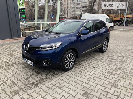 Renault Kadjar 2017  випуску Львів з двигуном 1.5 л дизель позашляховик  за 18500 долл. 