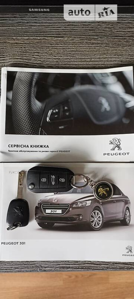 Peugeot 301 2013  випуску Полтава з двигуном 1.2 л бензин седан механіка за 7500 долл. 