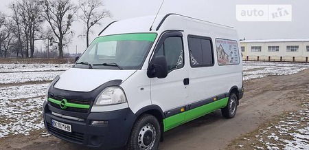 Opel Movano 2007  випуску Рівне з двигуном 2.5 л дизель мінівен механіка за 9200 долл. 