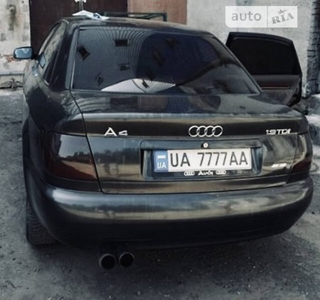 Audi A4 Limousine 1997  випуску Ужгород з двигуном 1.9 л дизель седан механіка за 4567 долл. 