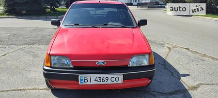 Ford Fiesta 1990  випуску Полтава з двигуном 1.1 л бензин хэтчбек механіка за 1150 долл. 