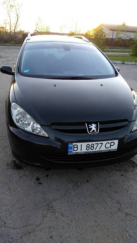 Peugeot 307 2004  випуску Полтава з двигуном 2 л дизель універсал механіка за 4400 долл. 