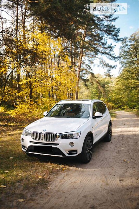 BMW X3 2016  випуску Київ з двигуном 2 л бензин позашляховик автомат за 24100 долл. 
