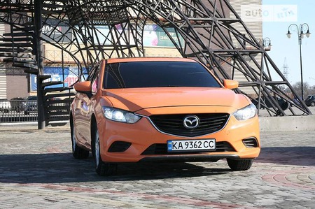 Mazda 6 2014  випуску Київ з двигуном 2.5 л бензин седан автомат за 9600 долл. 