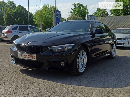 BMW 4 Series 2019  випуску Львів з двигуном 2 л бензин седан автомат за 33800 долл. 