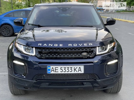 Land Rover Range Rover Evoque 2016  випуску Дніпро з двигуном 2 л бензин позашляховик автомат за 34800 долл. 