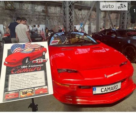 Chevrolet Camaro 1994  випуску Львів з двигуном 3.4 л бензин кабріолет автомат за 17700 долл. 