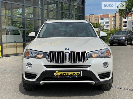 BMW X3 2016  випуску Івано-Франківськ з двигуном 2 л бензин позашляховик автомат за 22500 долл. 