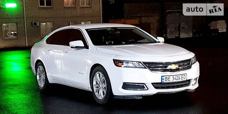 Chevrolet Impala 2016  випуску Харків з двигуном 2.5 л бензин седан автомат за 14999 долл. 