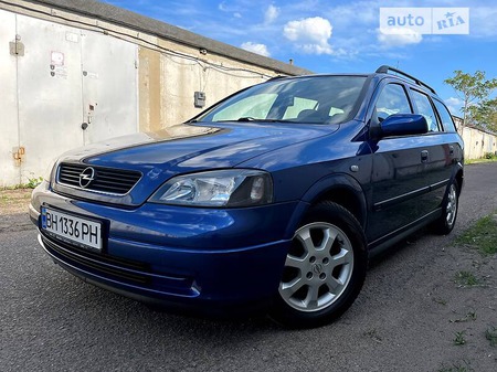 Opel Astra 2002  випуску Одеса з двигуном 1.6 л бензин універсал механіка за 5250 долл. 