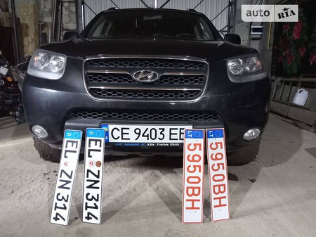 Hyundai Santa Fe 2008  випуску Чернівці з двигуном 2.2 л дизель позашляховик механіка за 12000 долл. 