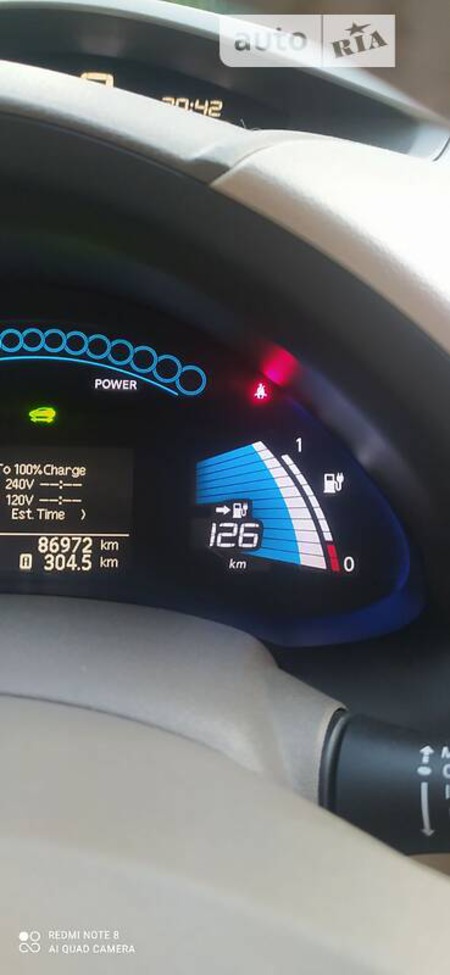 Nissan Leaf 2012  випуску Одеса з двигуном 0 л електро хэтчбек автомат за 11200 долл. 