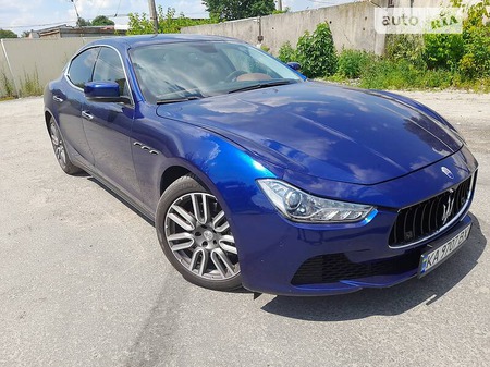 Maserati Ghibli 2015  випуску Житомир з двигуном 3 л бензин седан автомат за 31000 долл. 